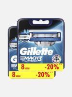 Сменные кассеты Gillette Mach3 Turbo 16 шт. — изображение 2